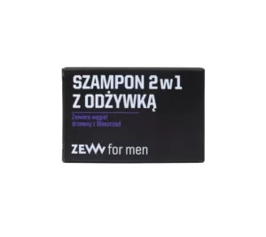 Zew For Men Szampon 2w1 z odżywką z węglem drzewnym z Bieszczad (85 ml)
